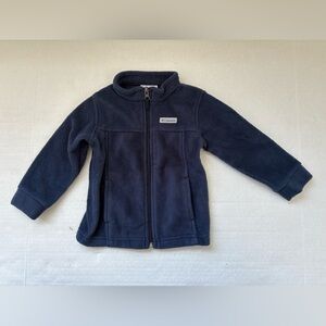 Columbia Steens Mt Fleece Jacket Navy Blue Toddler Boy Sz 18-24M Zip Up